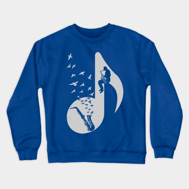 Musical - Saxophone Crewneck Sweatshirt by barmalisiRTB